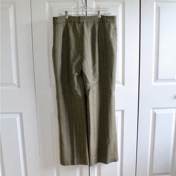 Lauren by Ralph Lauren Pleated Wool Tweed Trousers - Picture 3 of 9